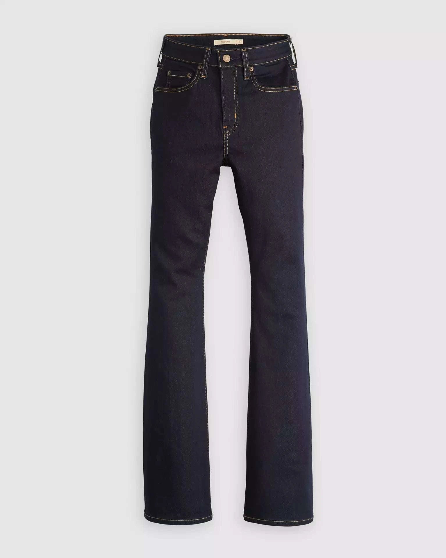 726 High Rise Flare Women's Jeans - Soft Dark Wash - A34100123 Laherradurawwnc.com