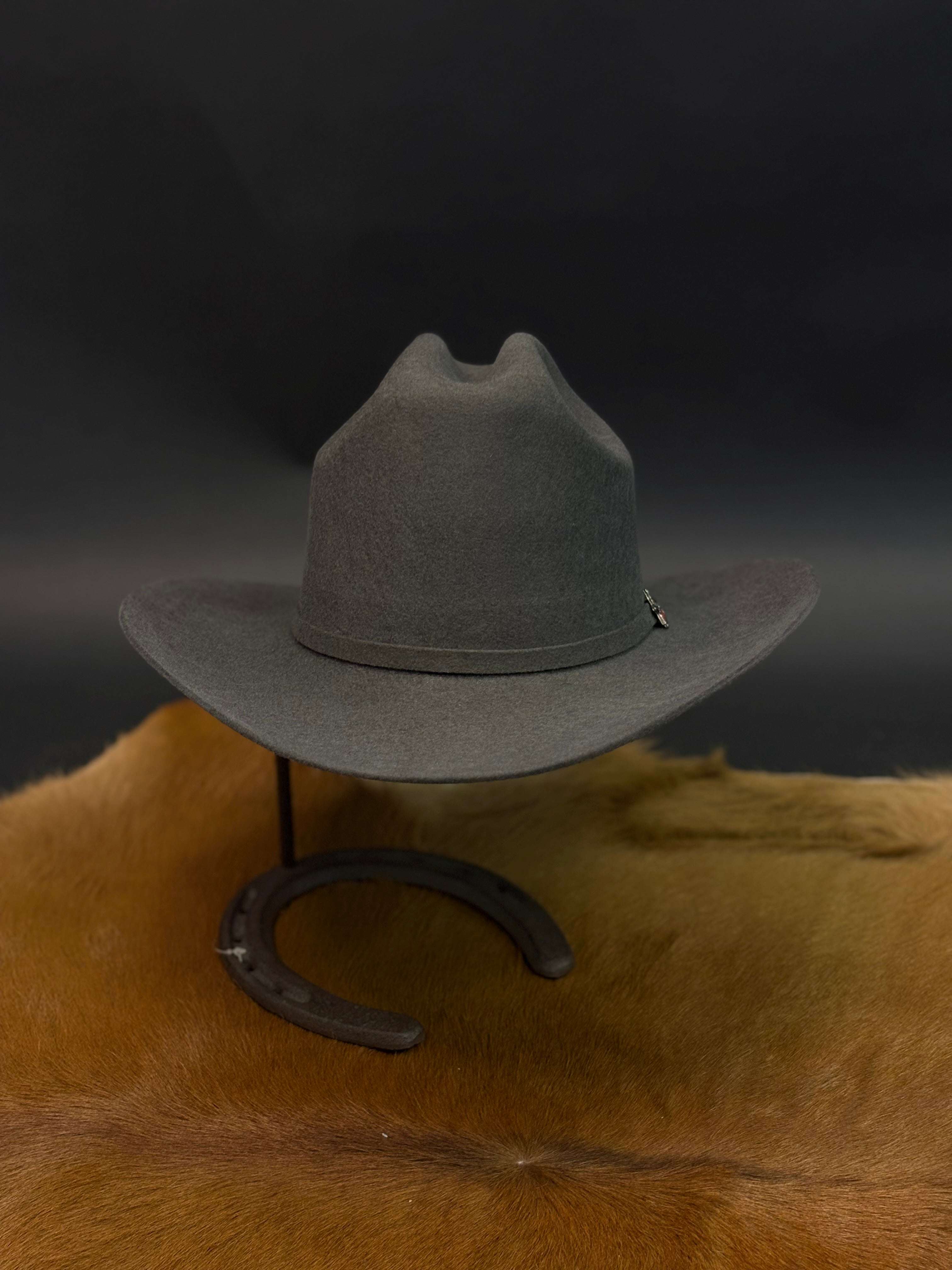 RDR KID CHARCOAL ESTILO SINALOA COPA ALTA FELT HAT Laherradurawwnc.com