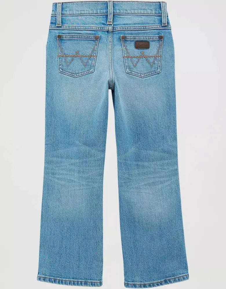 WRANGLER BOYS JEANS RETRO SLIM RELAXED BOOT - 112378846 Laherradurawwnc.com