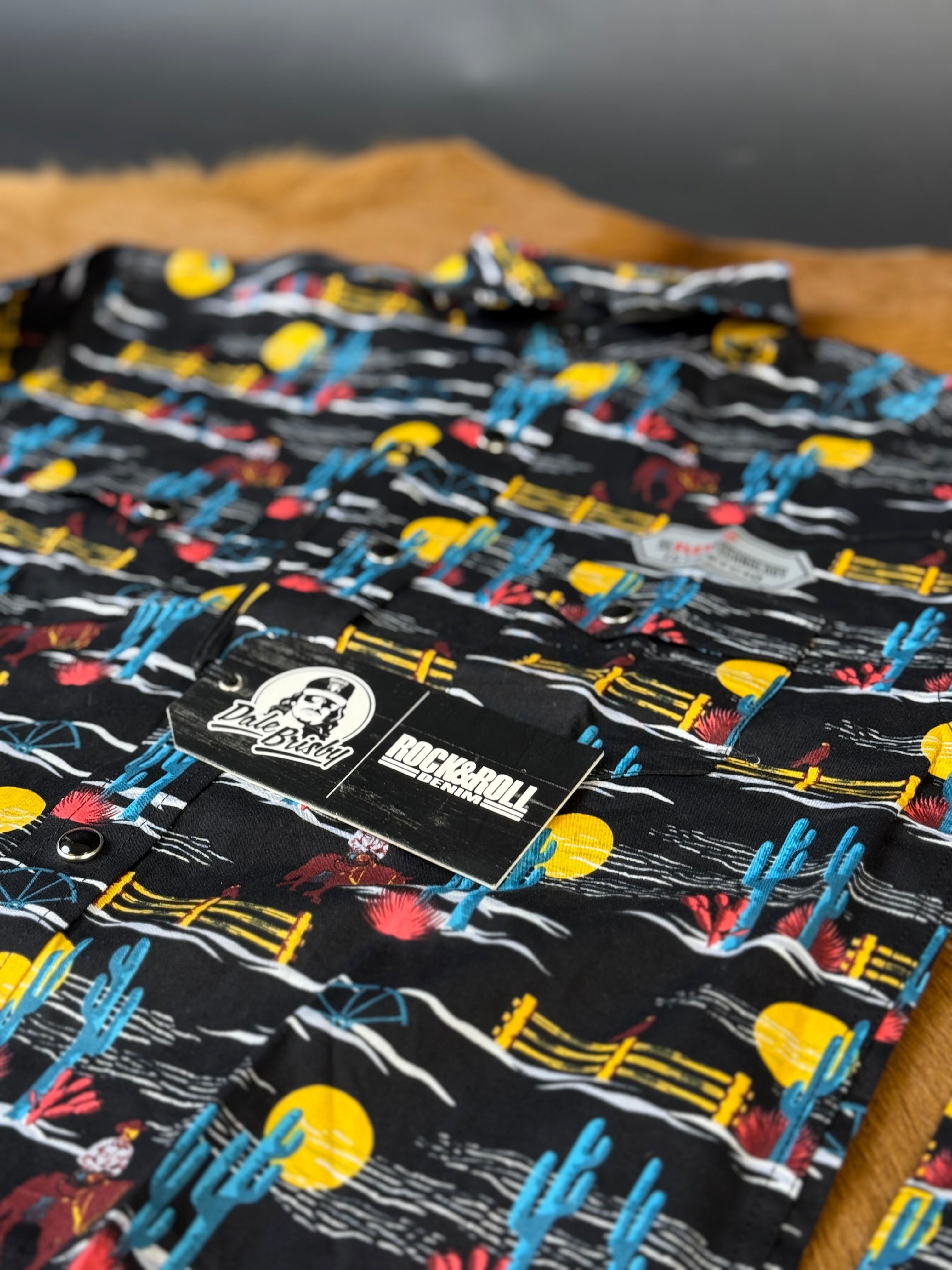 ROCK&ROLL BOY DALE LS SNAP BLACK DESERT-RRBSOSRZ82