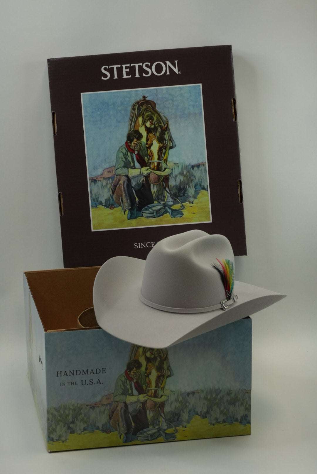 STETSON 6X SKYLINE TRADICIONAL SILVER GREY Laherradurawwnc.com