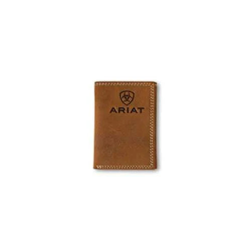 ARIAT BROWN TRIFOLD WALLET -A3548144 Laherradurawwnc.com