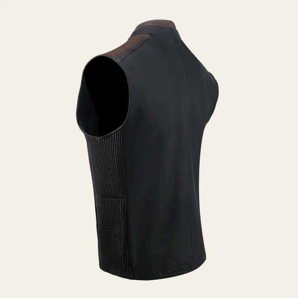 CHALECO CUADRA MEN BROWN ZIPPER VEST - JC333 Laherradurawwnc.com