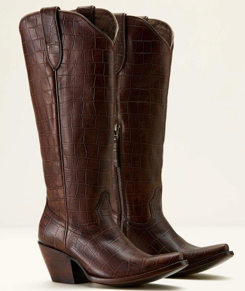 WOMEN’S CASANOVA LUXE ESPRESSO CROC PRINT 10061831