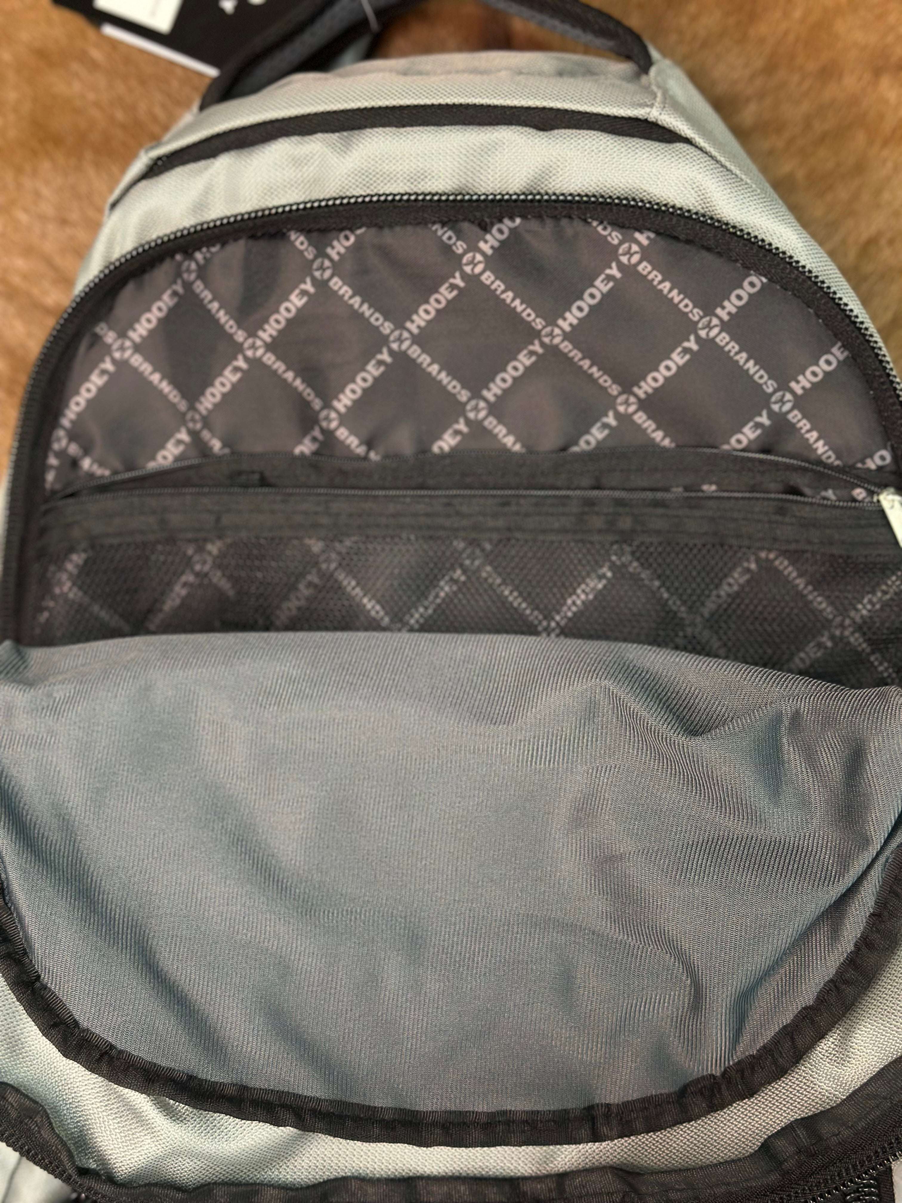 HOOEY “OX” BACKPACK GREY -BP054GYCH Laherradurawwnc.com