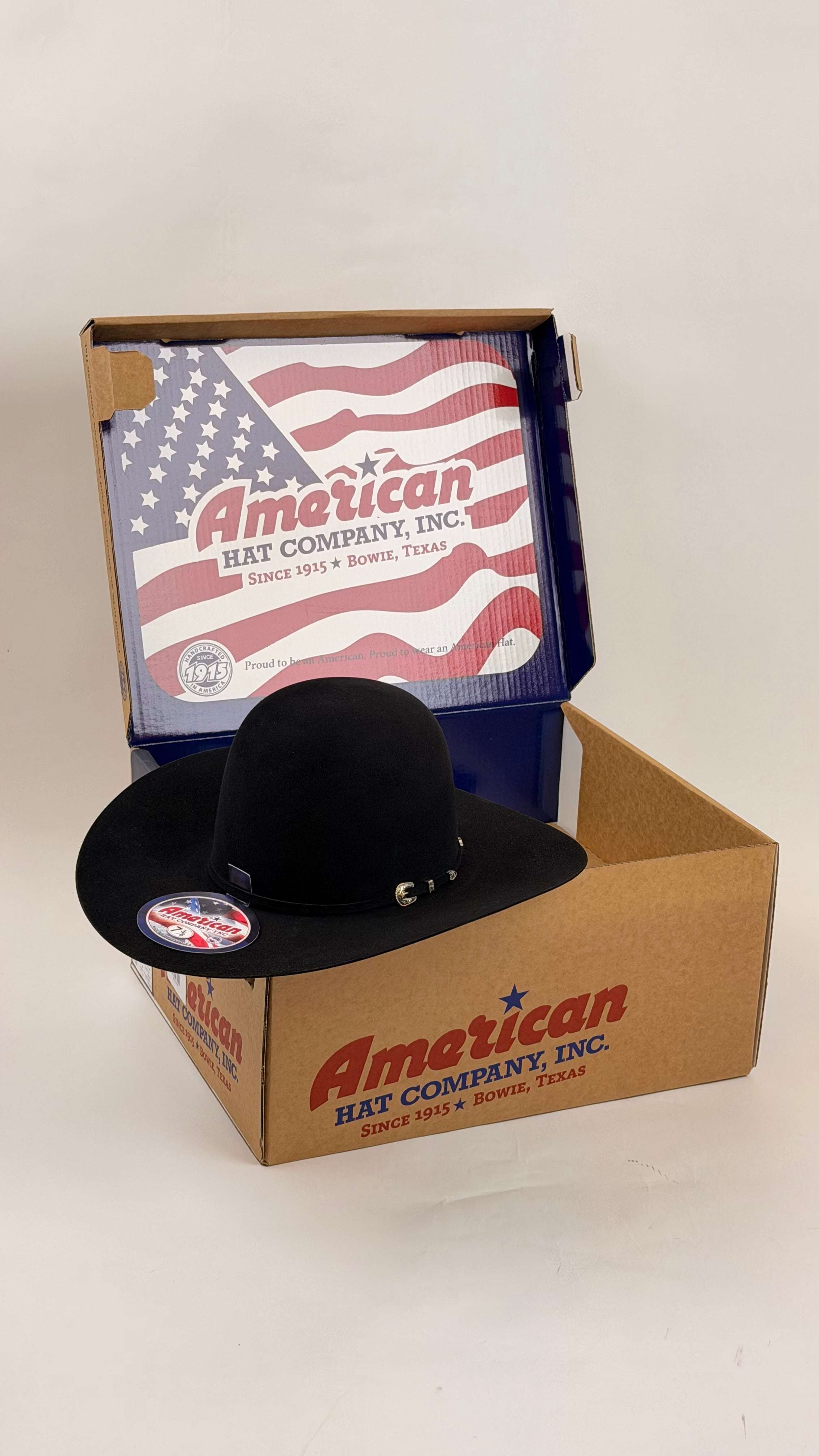 40X American Felt Hat Black Open Crown Laherradurawwnc.com