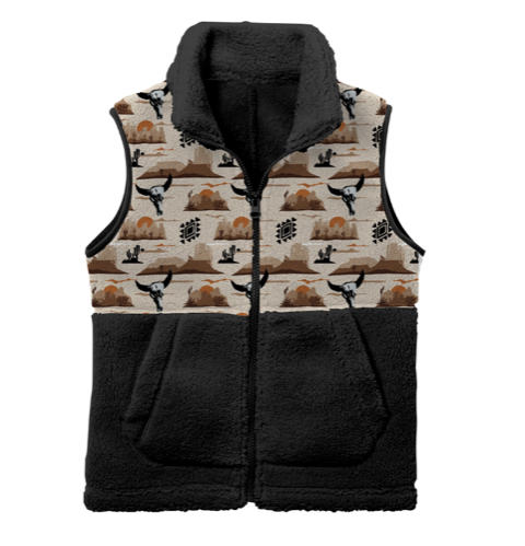 SHEA BABY CHILD BLACK DESERT FLEECE FLVEST17