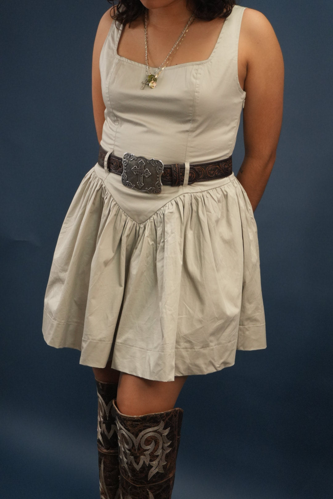 The vintage shop Oyster western dress VID52550