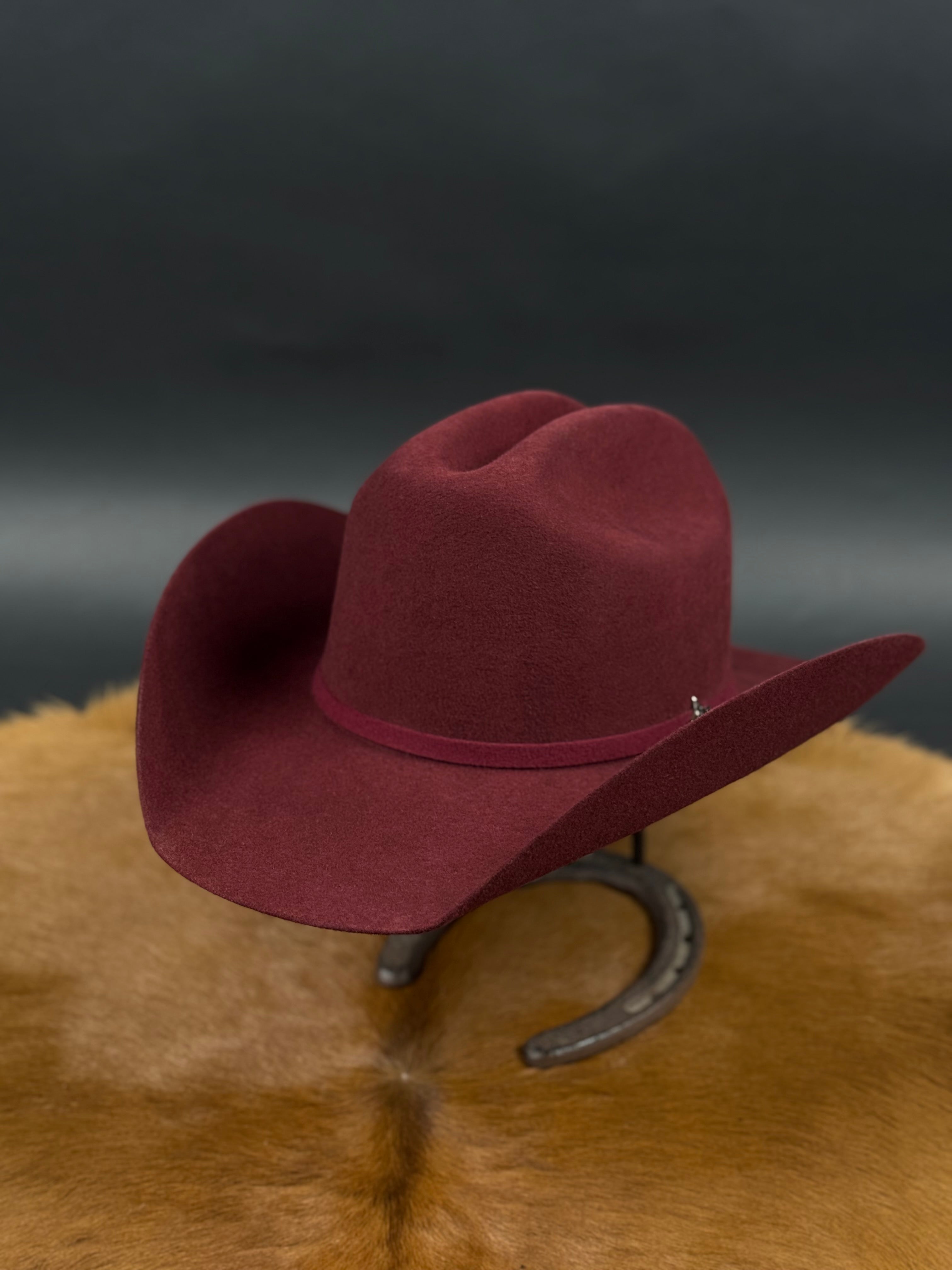 RDR WINE FELT HAT 4X (Copy)
