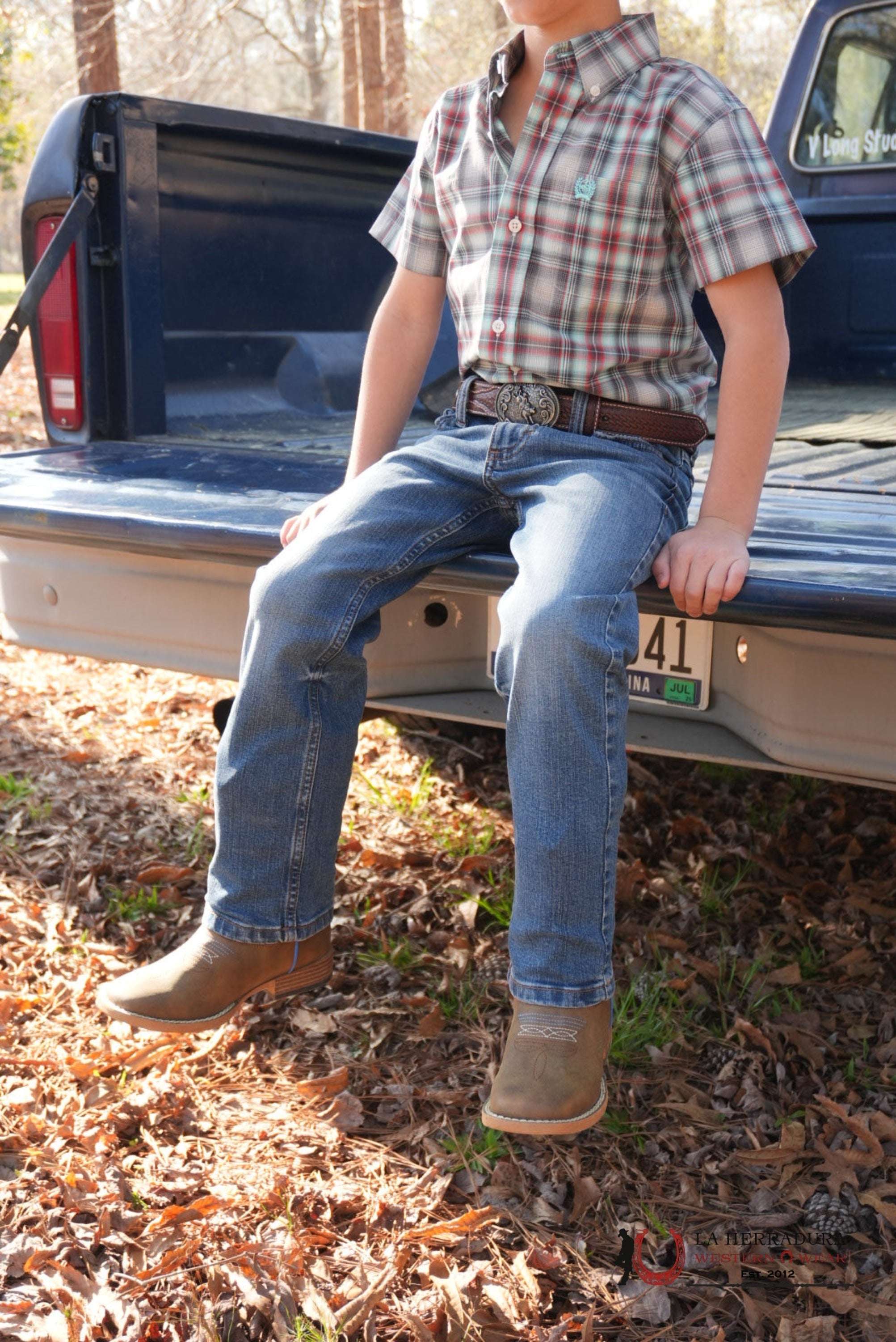 CINCH BOYS GEOMETRIC MULTICOLOR STYLE MTW7140030 Laherradurawwnc.com