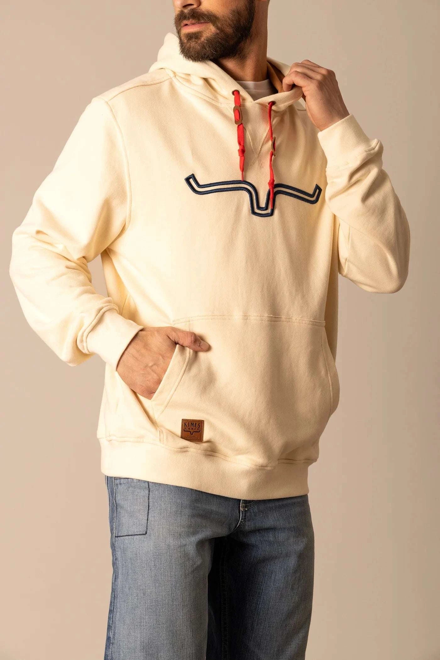 KIMES RANCH MEN FAST TALKER NATURAL SWEATSHIRT Laherradurawwnc.com