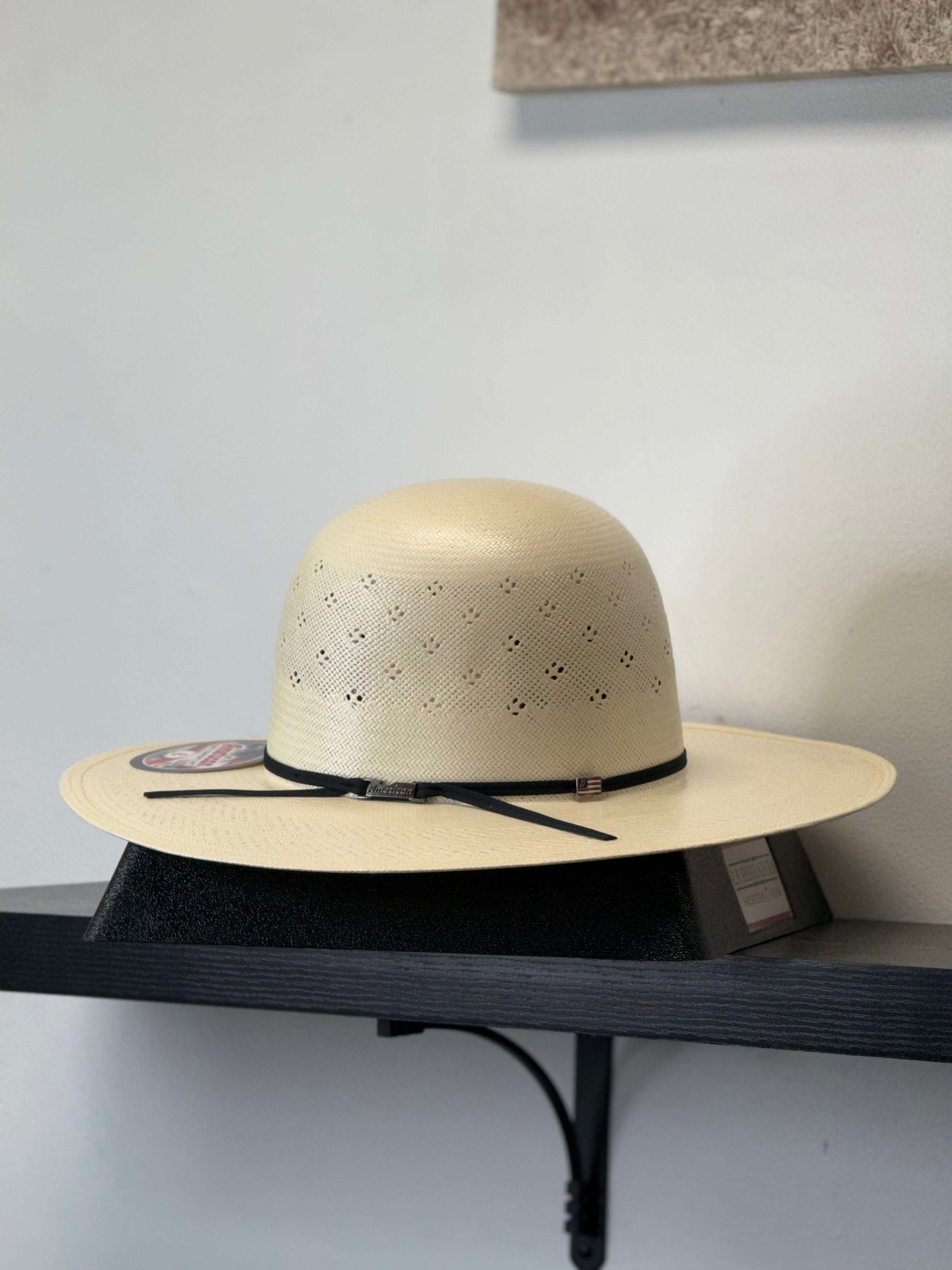 8120 AMERICAN HAT OPEN CROWN STRAW HAT STYLE Laherradurawwnc.com