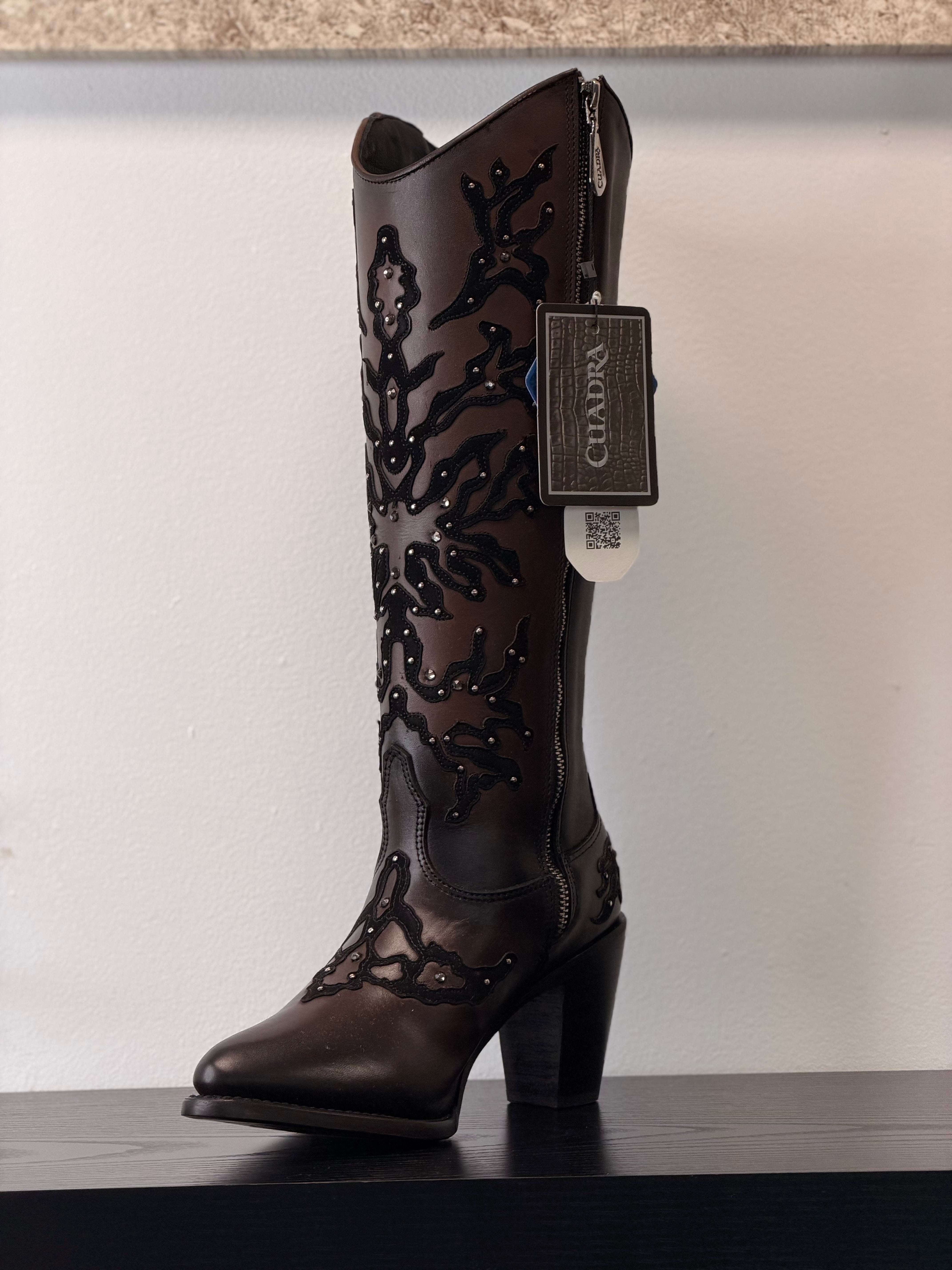 WOMEN’S CUADRA BOOT DE RES CRUST CASTAÑO CC238 Laherradurawwnc.com