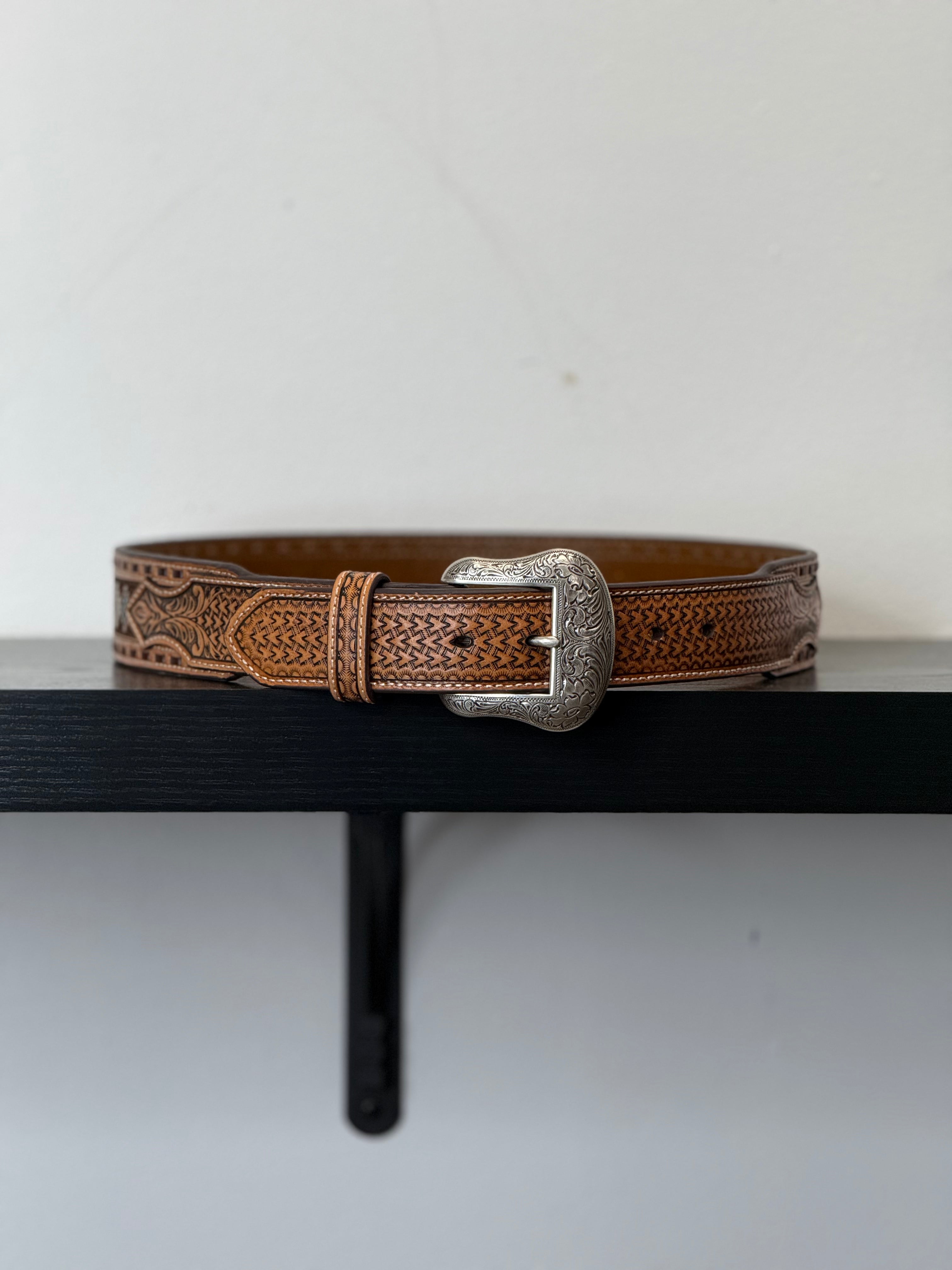 NOCONA AZTEC DESIGN THREADED WESTERN BELT - N210010348