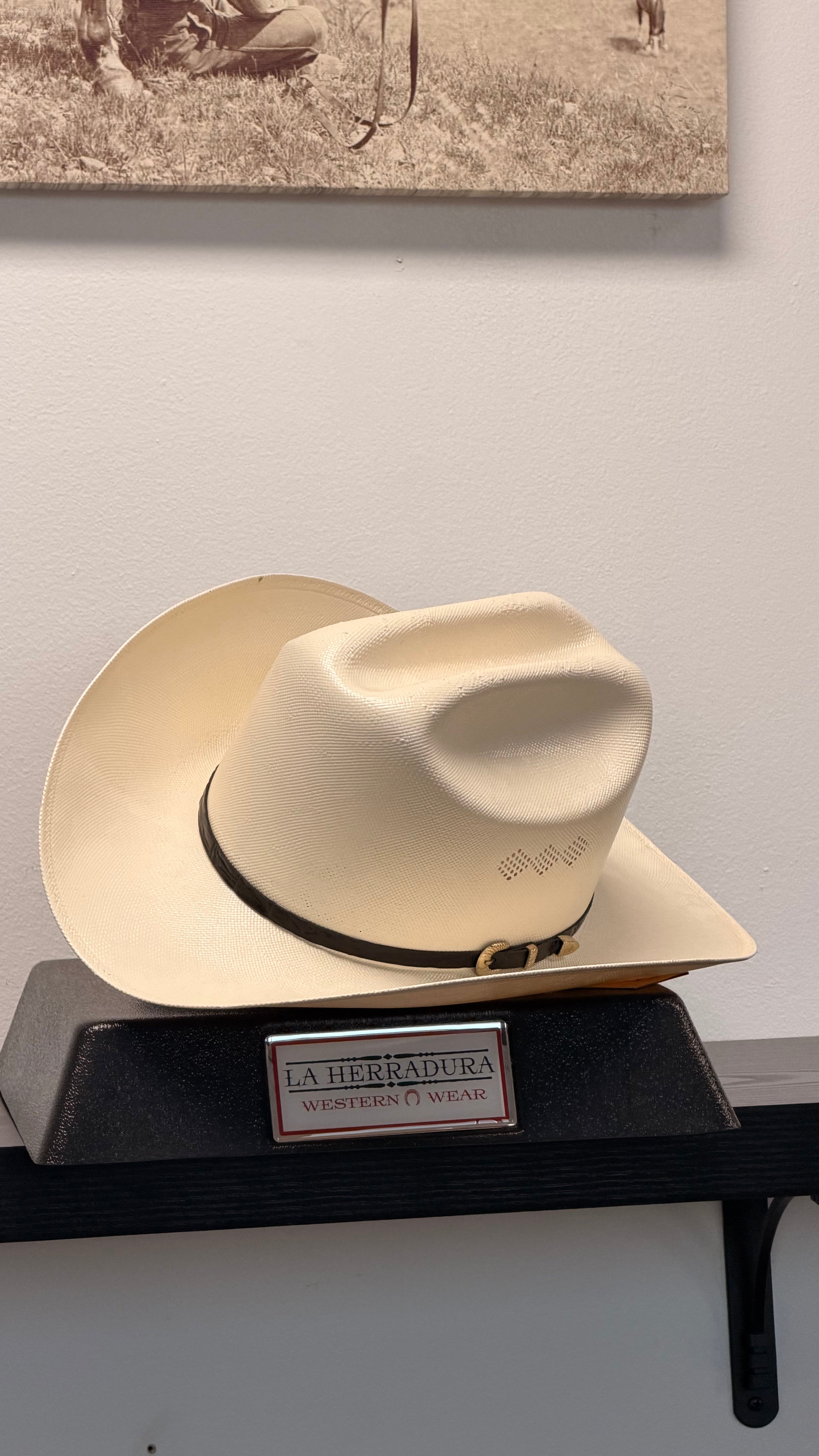 Larry Mahan's 15x El Primero Black Straw Hats
