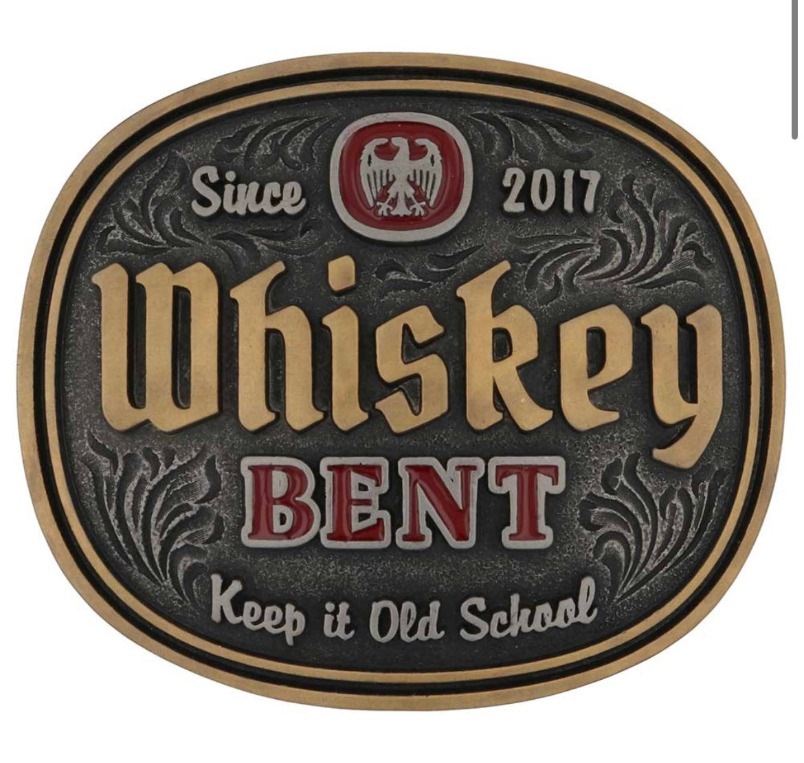 MONTANA “WHISKEY BENT” BUCKLE