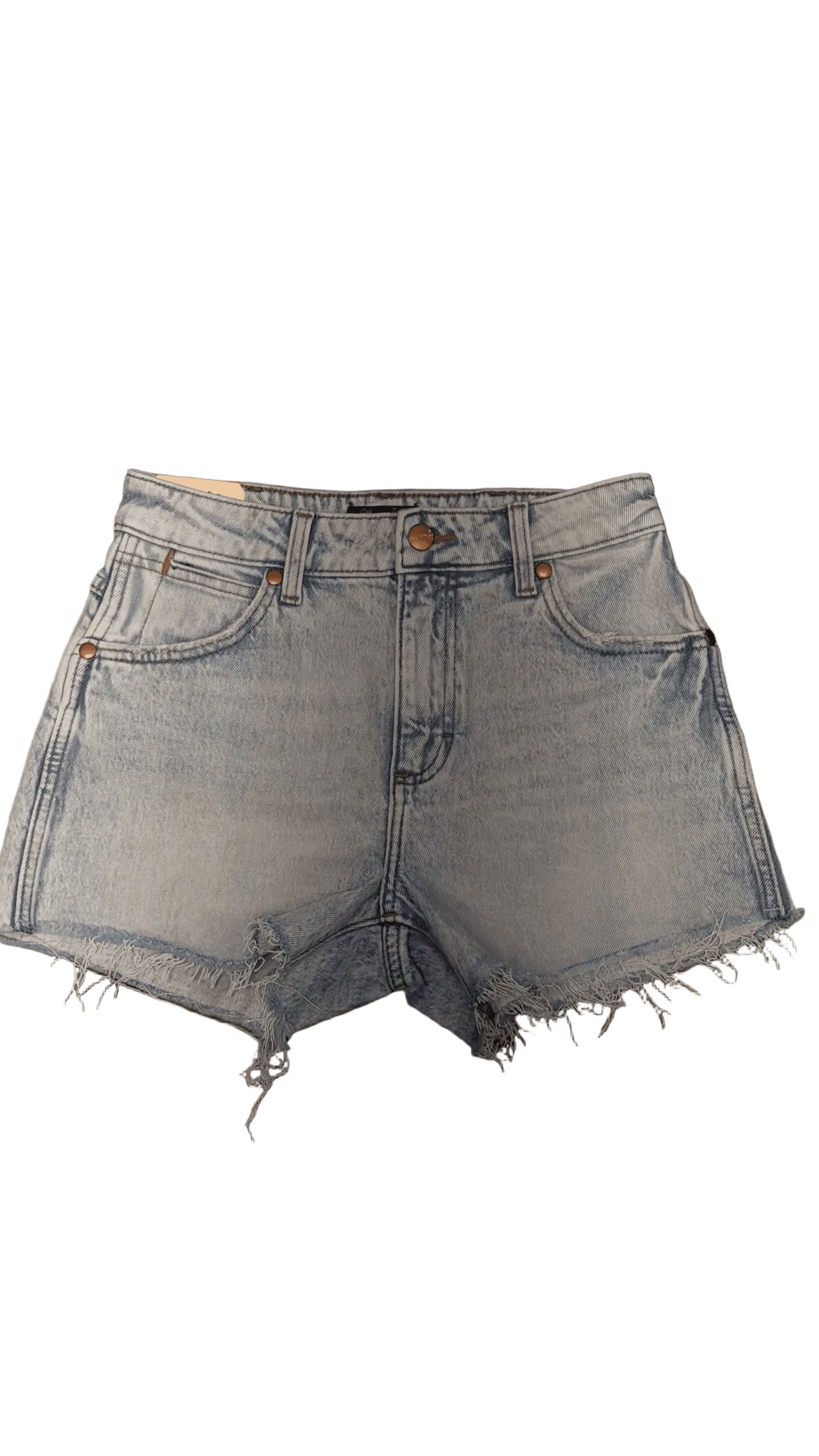 WRANGLER COWBOY SHORT HIGH RISE LIGHT WASH-112373389 Laherradurawwnc.com