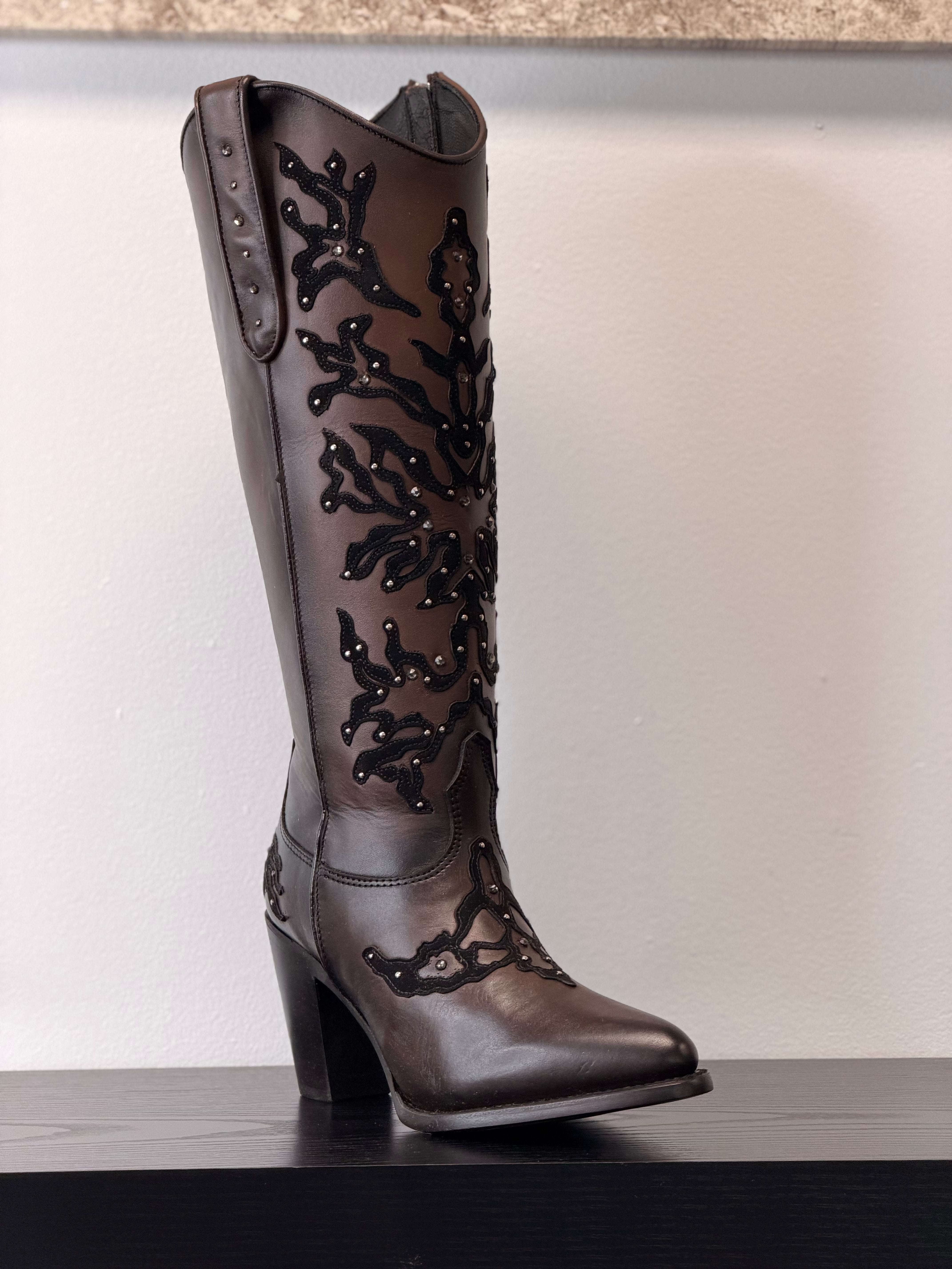 WOMEN’S CUADRA BOOT DE RES CRUST CASTAÑO CC238 Laherradurawwnc.com