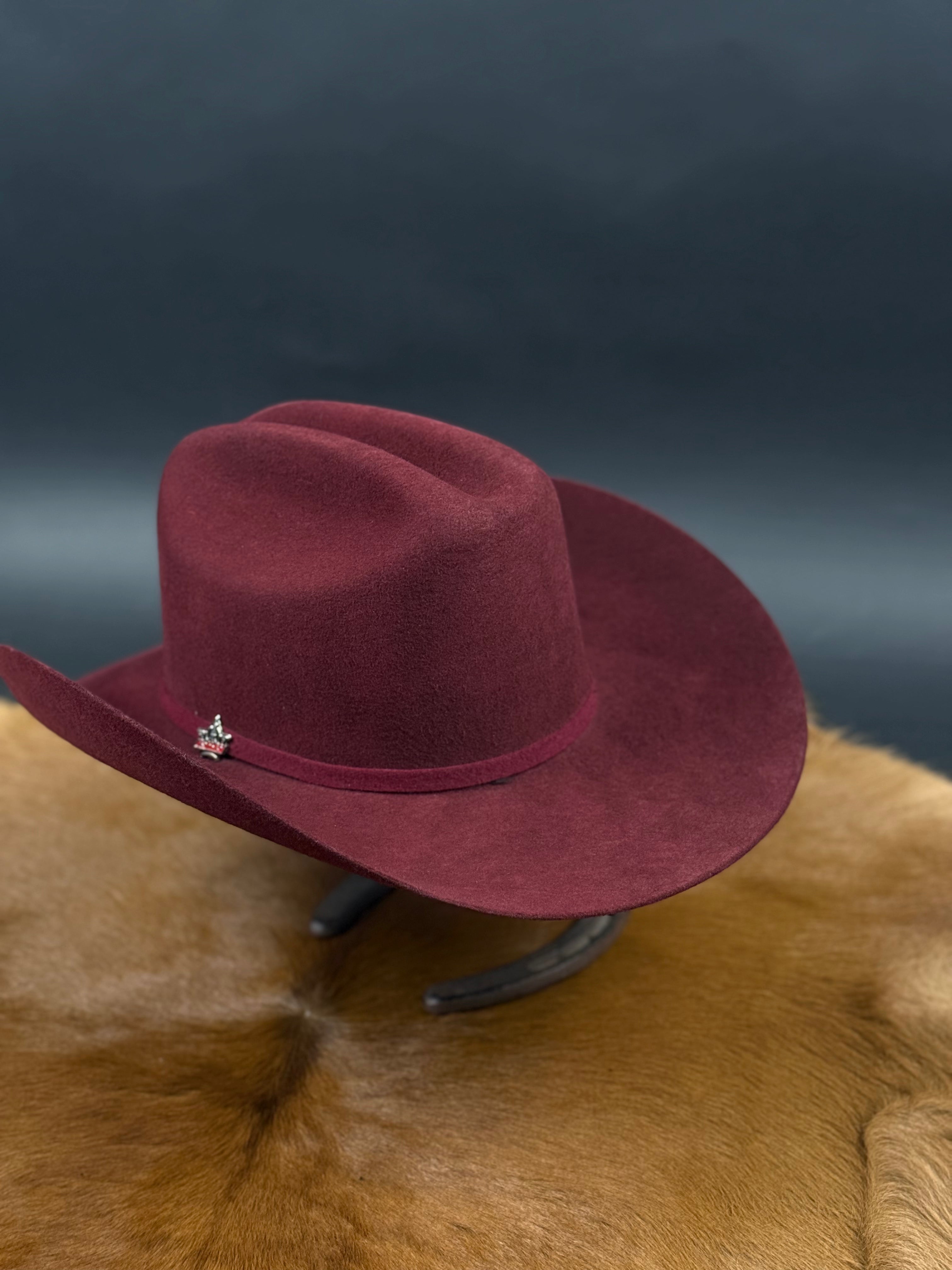 RDR WINE FELT HAT 4X (Copy)