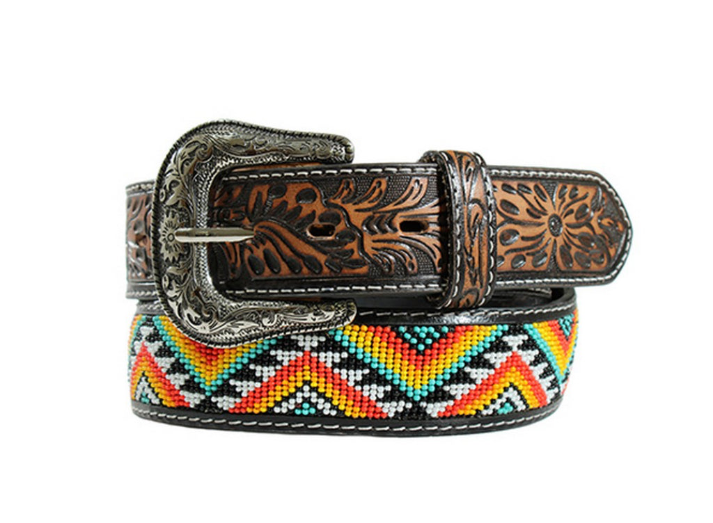 NOCONA MENS MULTI COLOR BEADED WESTERN BELT - N320004597