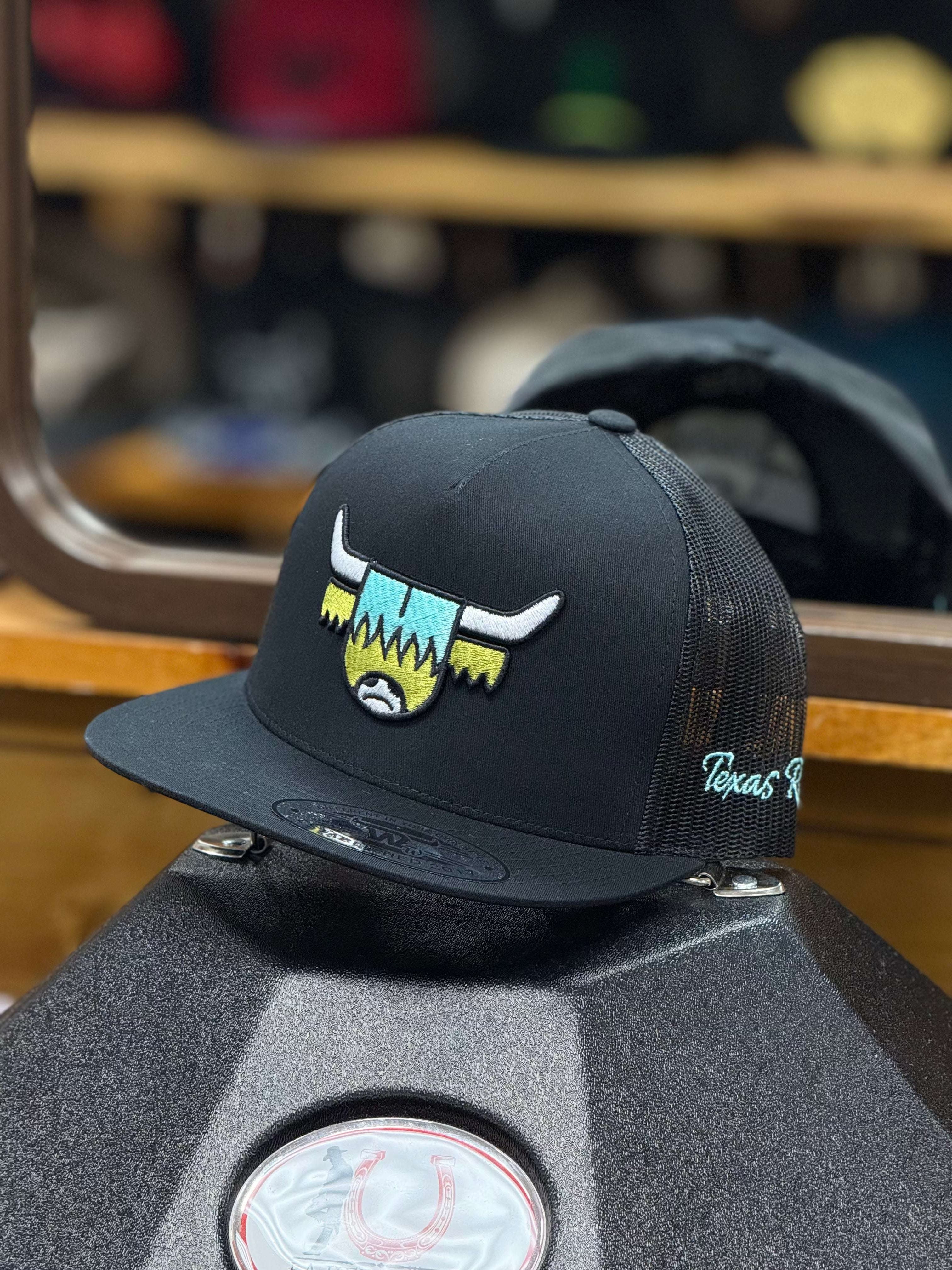 TEXAS RANCH BLACK Style TEAL HORN:4 Laherradurawwnc.com