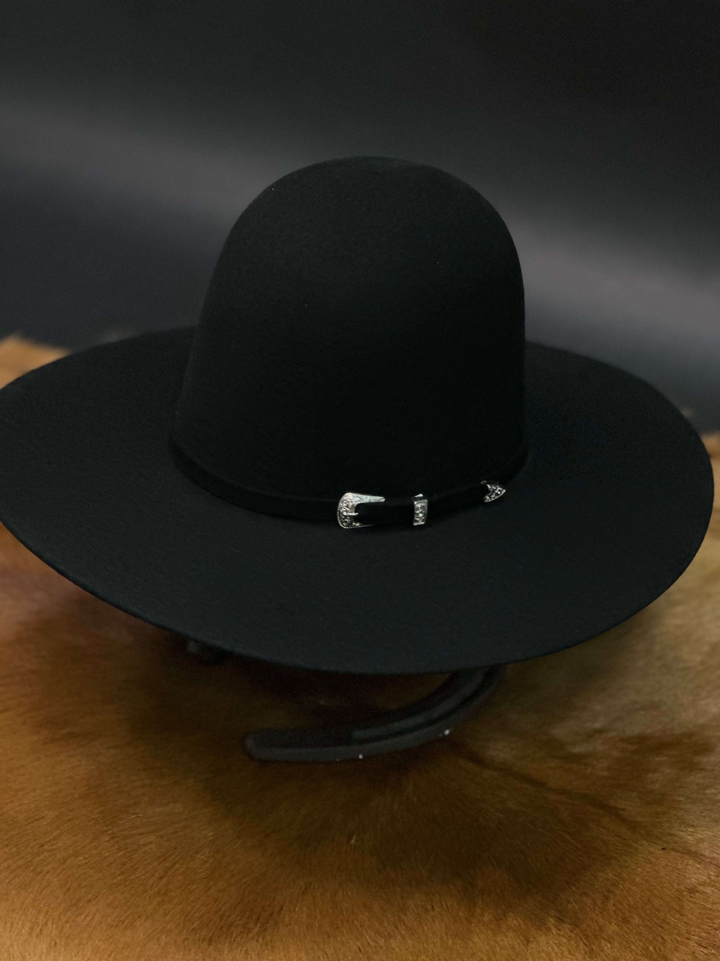 RDR KID BLACK OPEN CROWN FELT HAT Laherradurawwnc.com