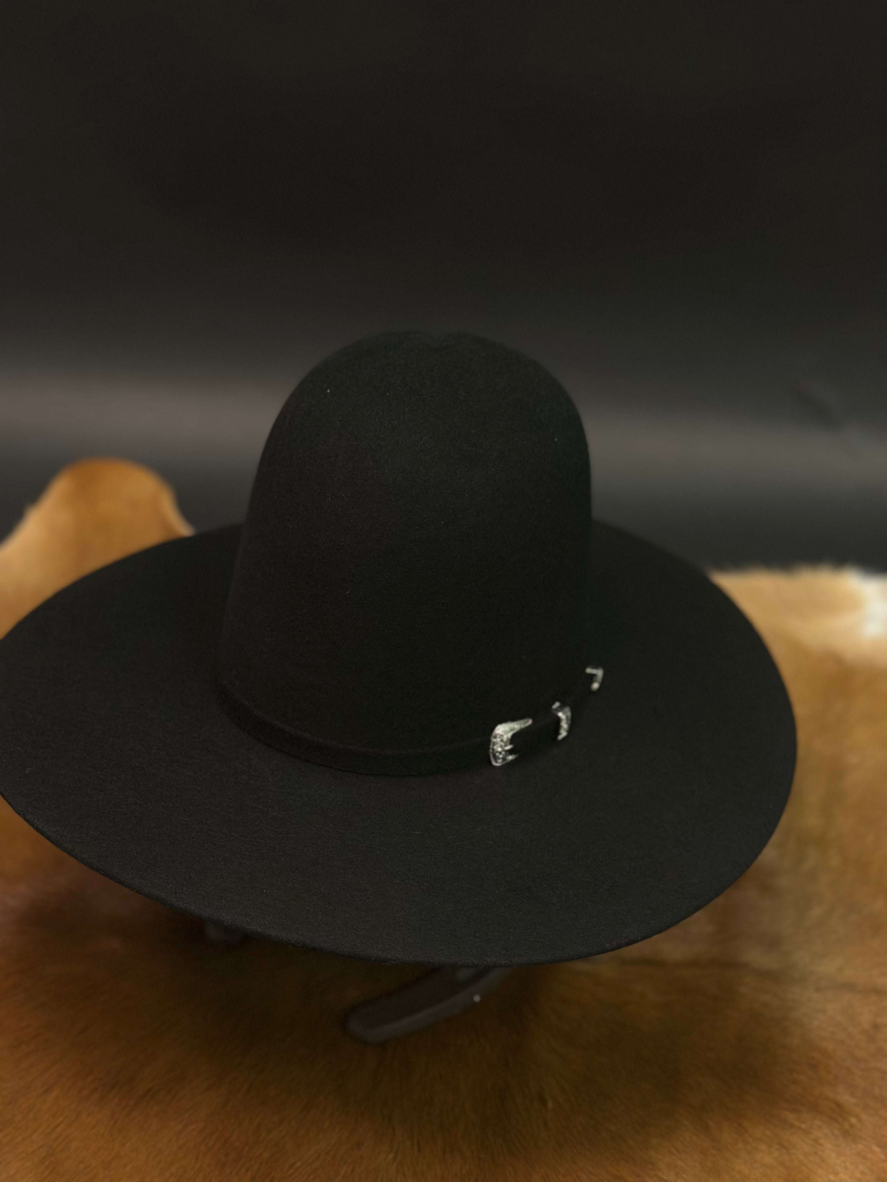 RDR KID BLACK OPEN CROWN FELT HAT Laherradurawwnc.com