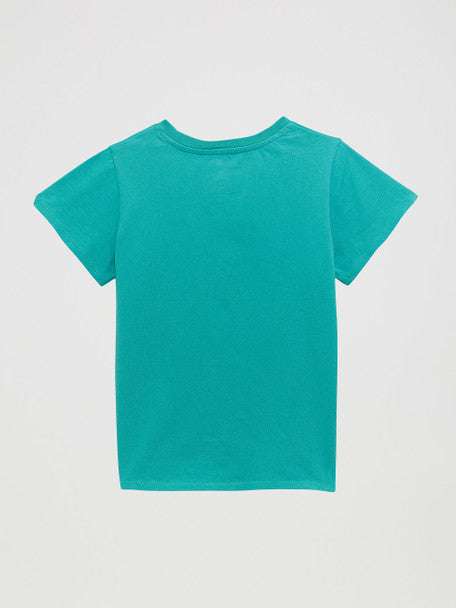 WRANGLER BABY GIRL T-SHIRT TEAL 112374707 Laherradurawwnc.com