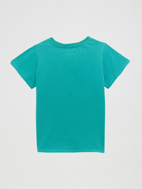 WRANGLER BABY GIRL T-SHIRT TEAL 112374707