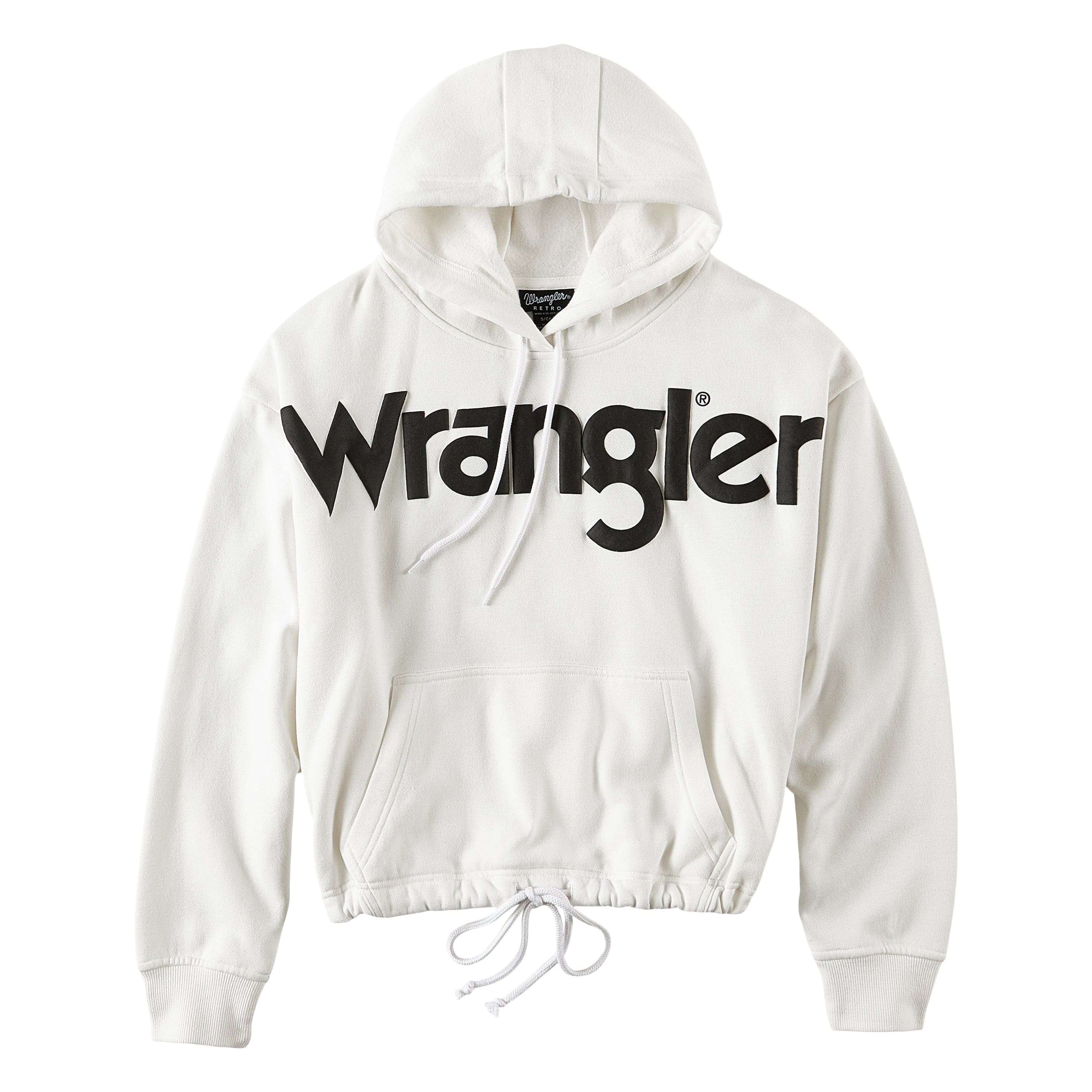 WRANGLER HOODIE UNISEX WHITE-112322120 Laherradurawwnc.com