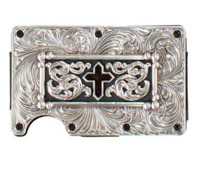 3D MENS SILVER UTILITY WALLET-D250008965 Laherradurawwnc.com