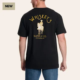 WHISKEY BLACK MENS SHIRT- SUPPLY CO.