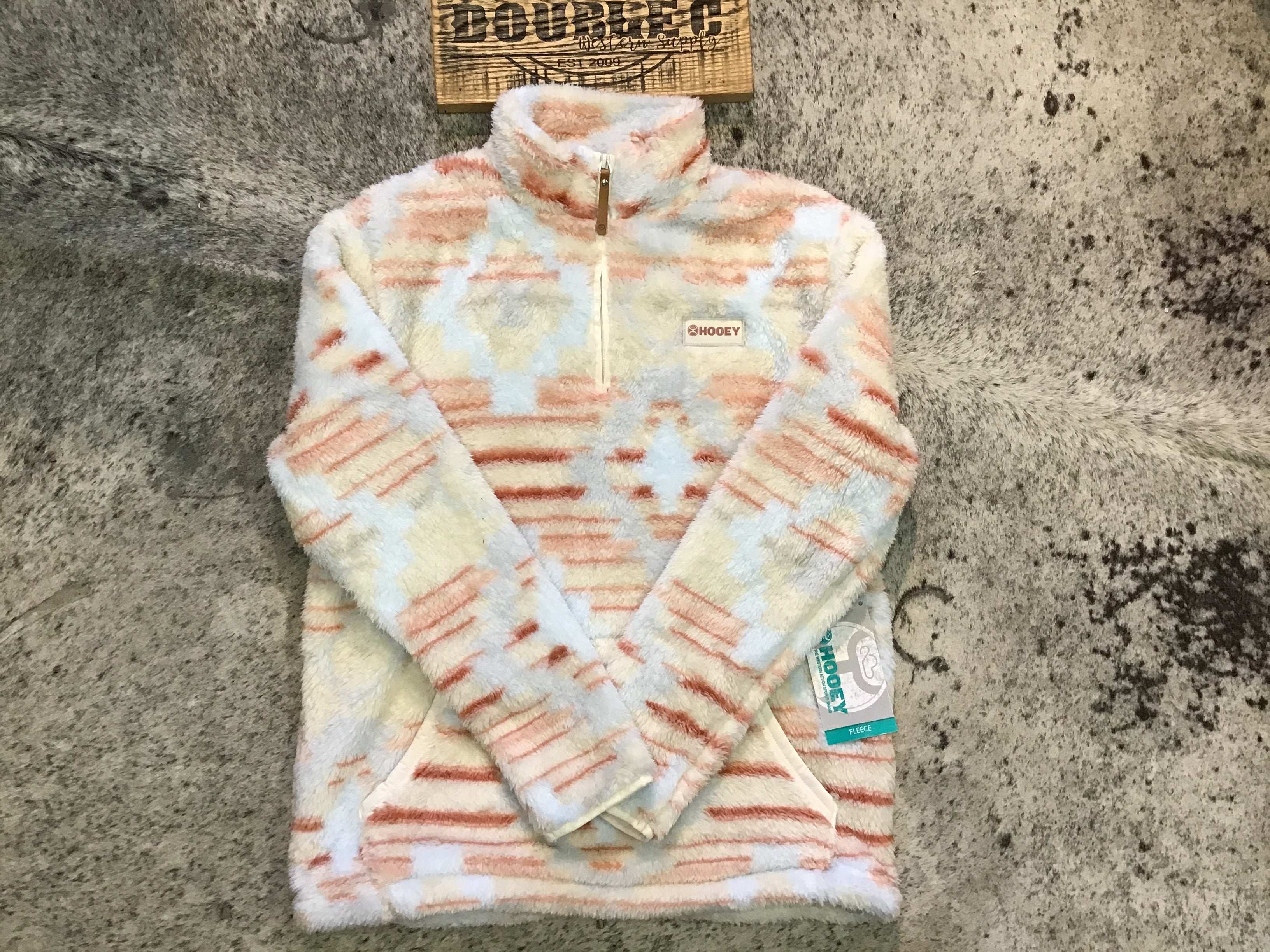 HOOEY LADIES TELLURIDE WINDCHIME FLEECE PULLOVER HFP026CRAZ