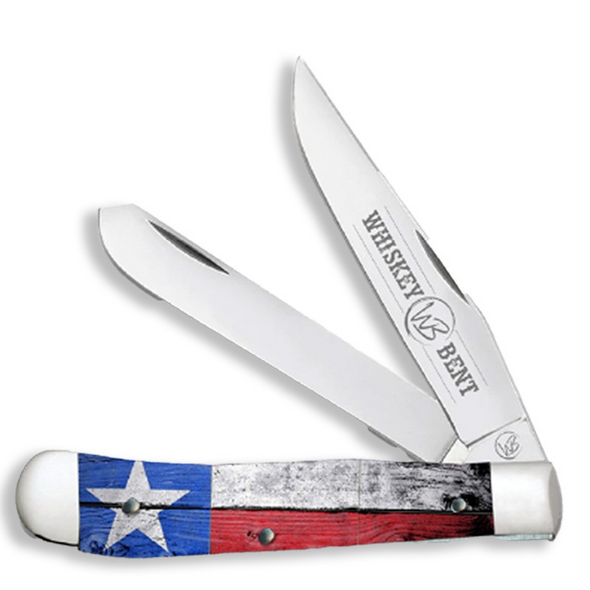 WHISKEY RANCH TEXAS FLAG KNIFE