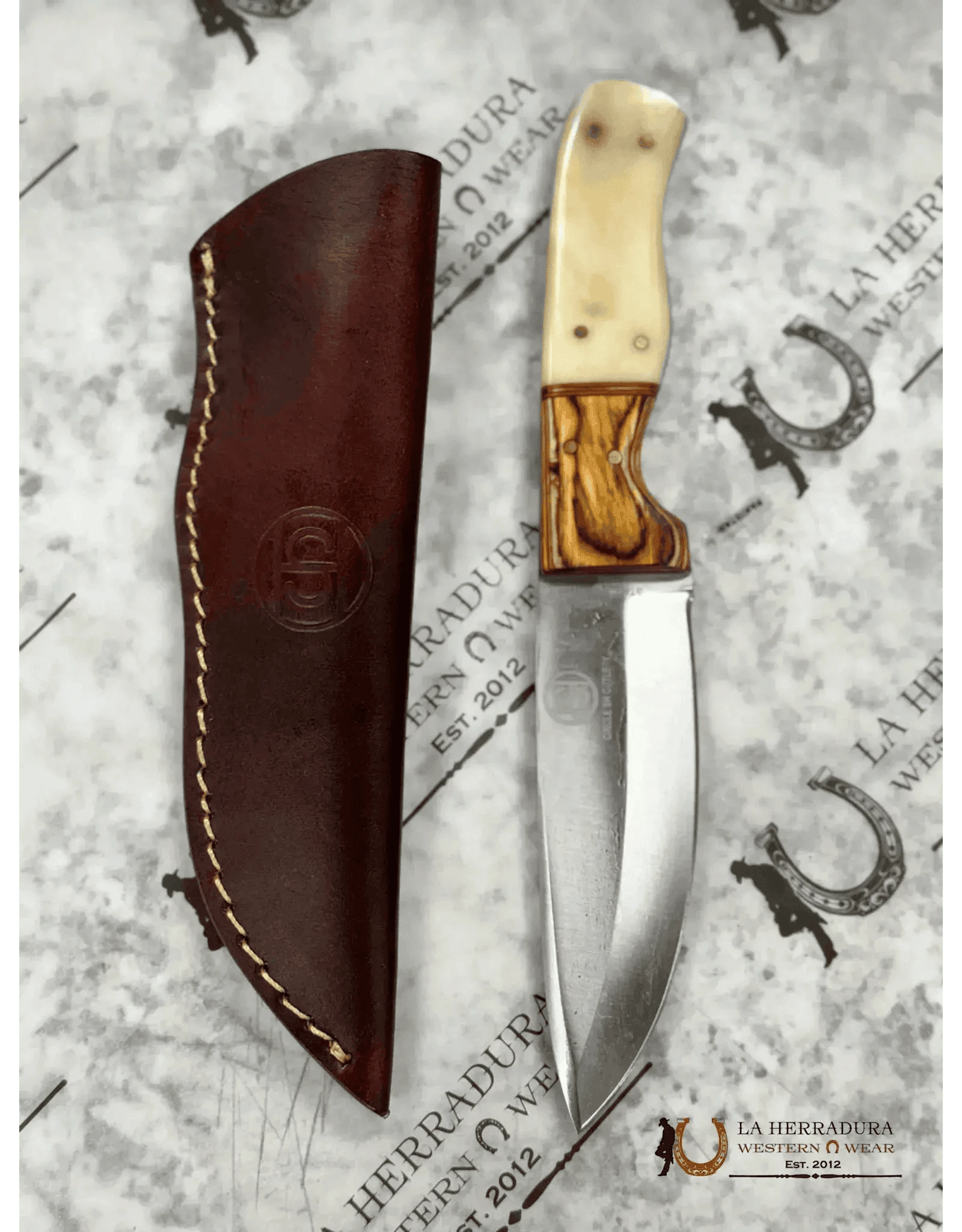 CIRCLE SH CUTLERY BONE HANDLE KNIFE Laherradurawwnc.com