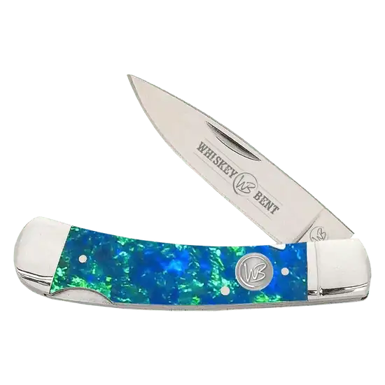 WHISKEY BENT BLUE /GREEN KNIFE Laherradurawwnc.com