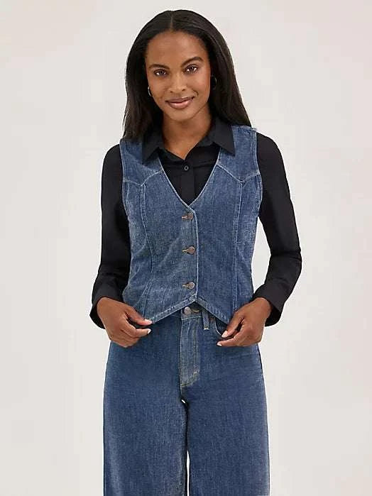 WRANGLER WOMEN DENIM VEST 112371981 Laherradurawwnc.com