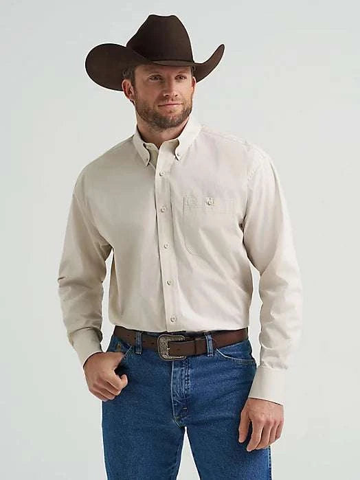 WRANGLER MEN GEORGE STRAIT LS SHIRT 112369608 Laherradurawwnc.com