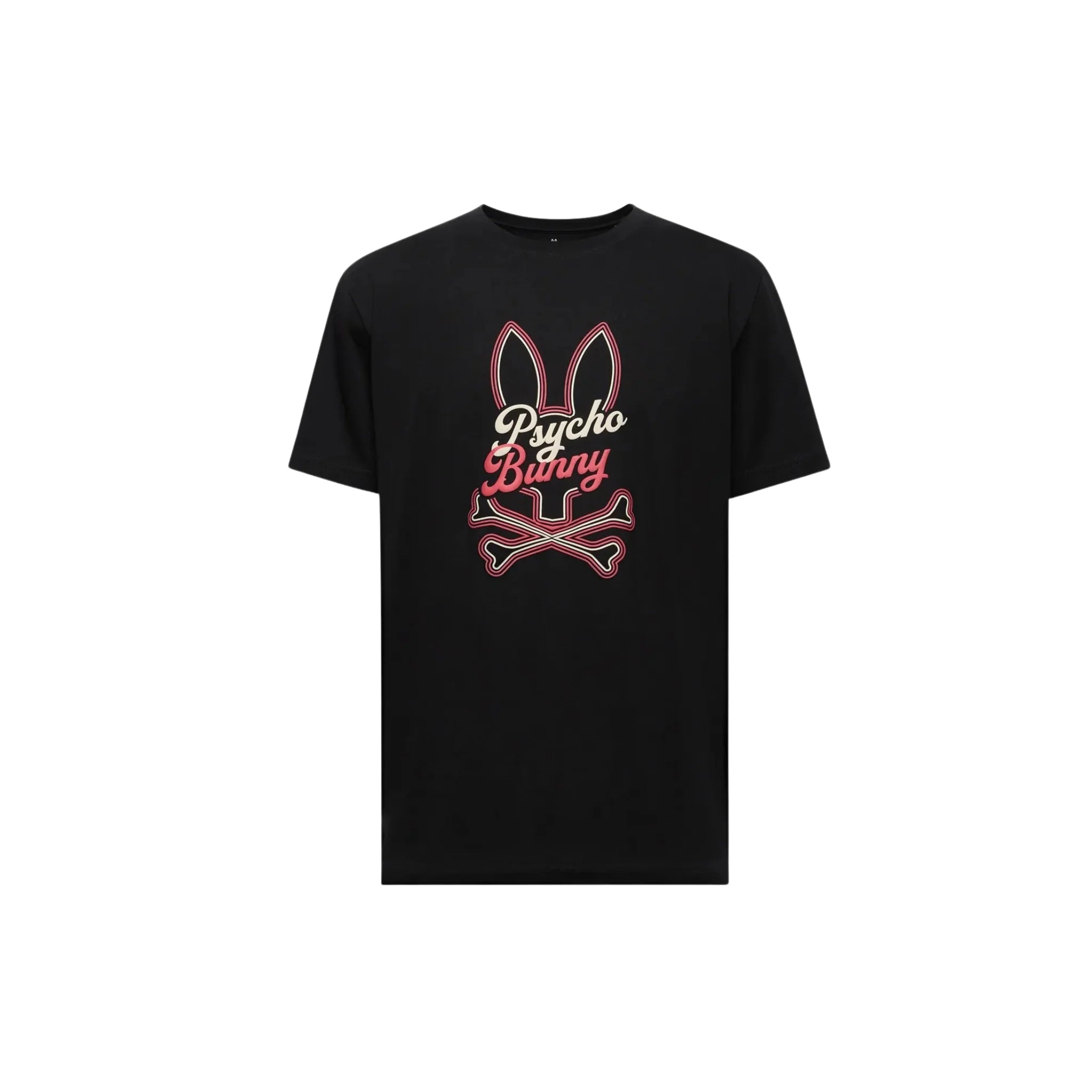 PSYCHO BUNNY KIDS GARRET GRAPHIC TEE BLACK KT0200025