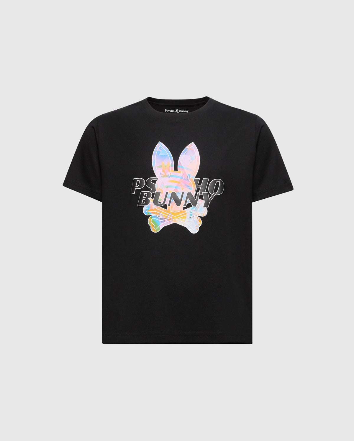 PSYCHO BUNNY KIDS MILOS GRAPHIC TEE BLACK B0U456F200 Laherradurawwnc.com