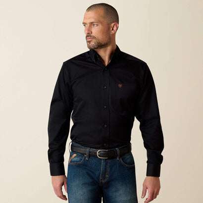 ARIAT SOLID TWILL FTD LS SHIRT-10034229 Laherradurawwnc.com