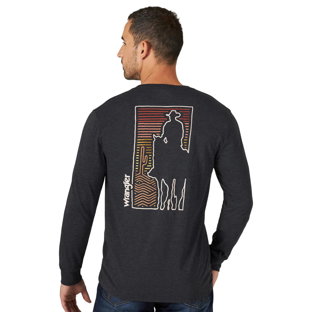 LONG SLEEVE WRANGLER T-SHIRT- 112319282