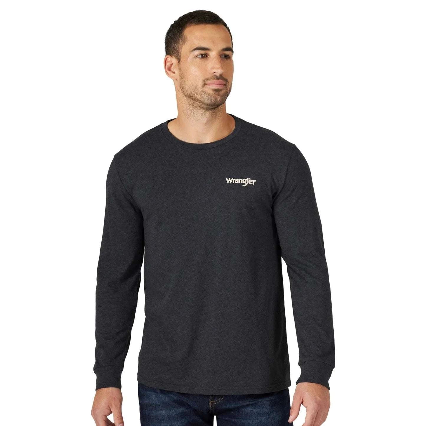 LONG SLEEVE WRANGLER T-SHIRT- 112319282 Laherradurawwnc.com