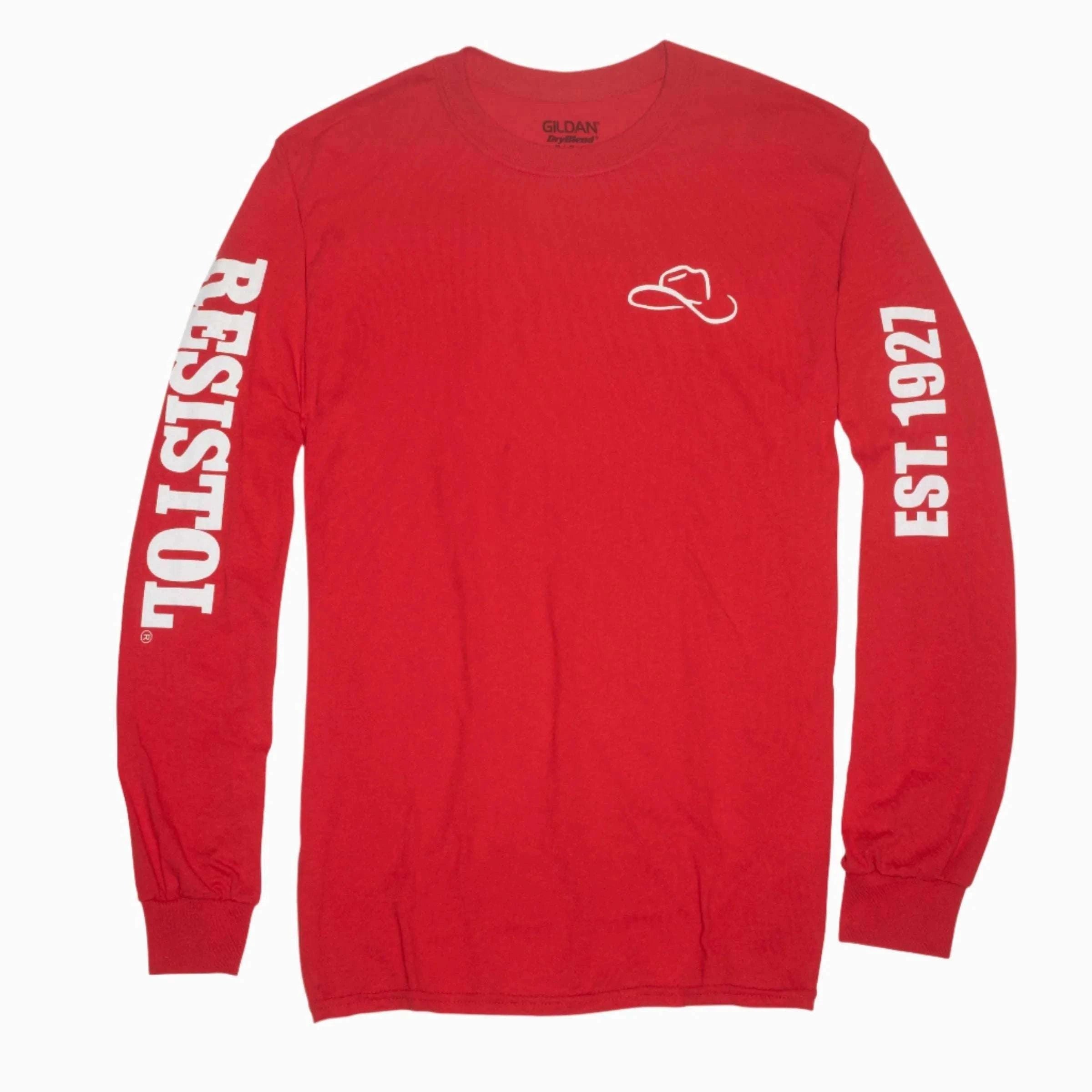 RESISTOL MENS RED TSHIRT- T00445L0 Laherradurawwnc.com