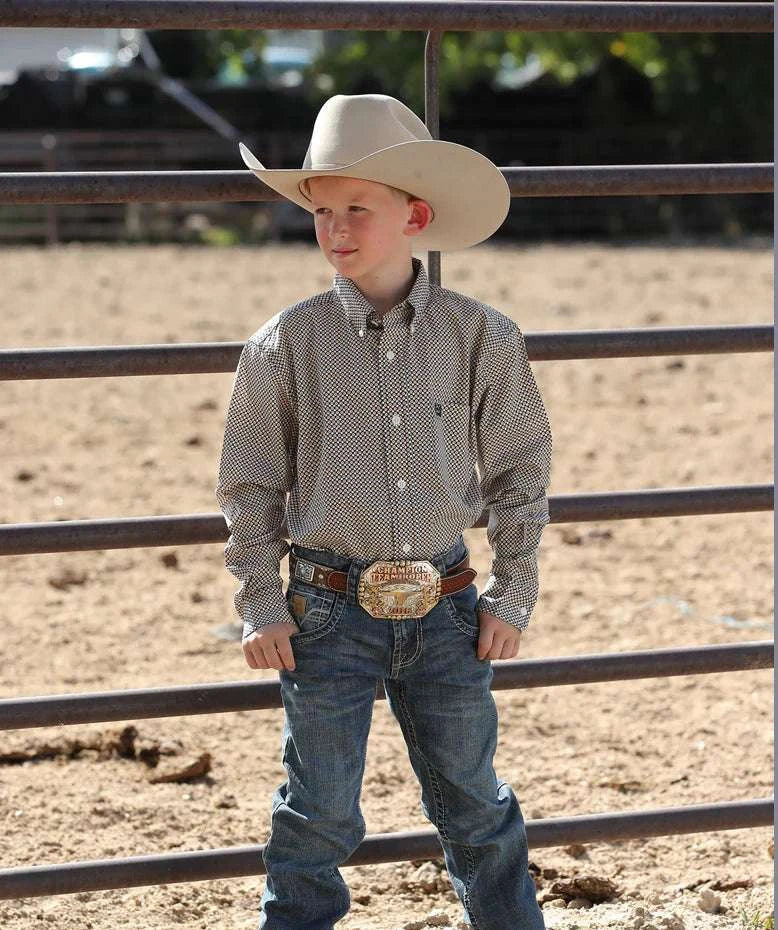 CINCH KiDS SHIRT LONG SLEEVE MTW7060294 MUL Laherradurawwnc.com