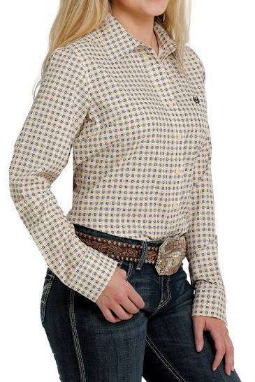 Shirts Women Cinch yellow MSW9163003 Laherradurawwnc.com