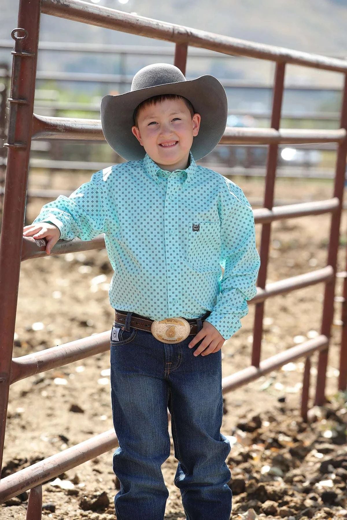 CINCH SHIRT LONG SLEEVE MTW7060290 LTB Laherradurawwnc.com