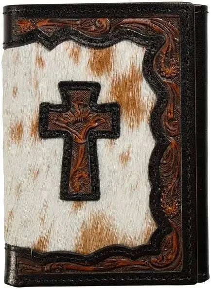 3D TRI-FOLD WALLET COW PRINT - D250017502 Laherradurawwnc.com