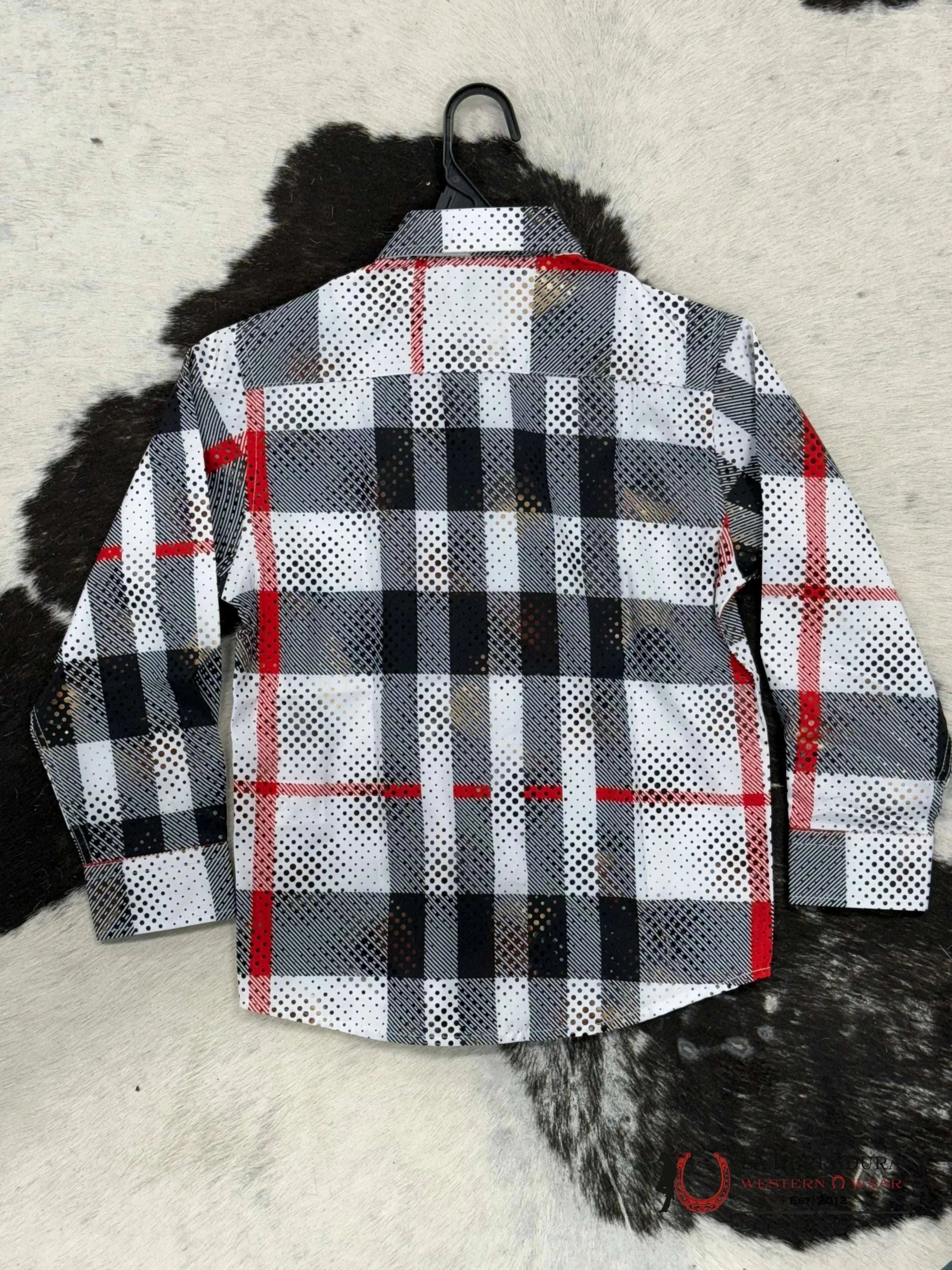 CHUKK ITALY DESIGNS KIDS SHIRT WHITE LCS121 Laherradurawwnc.com