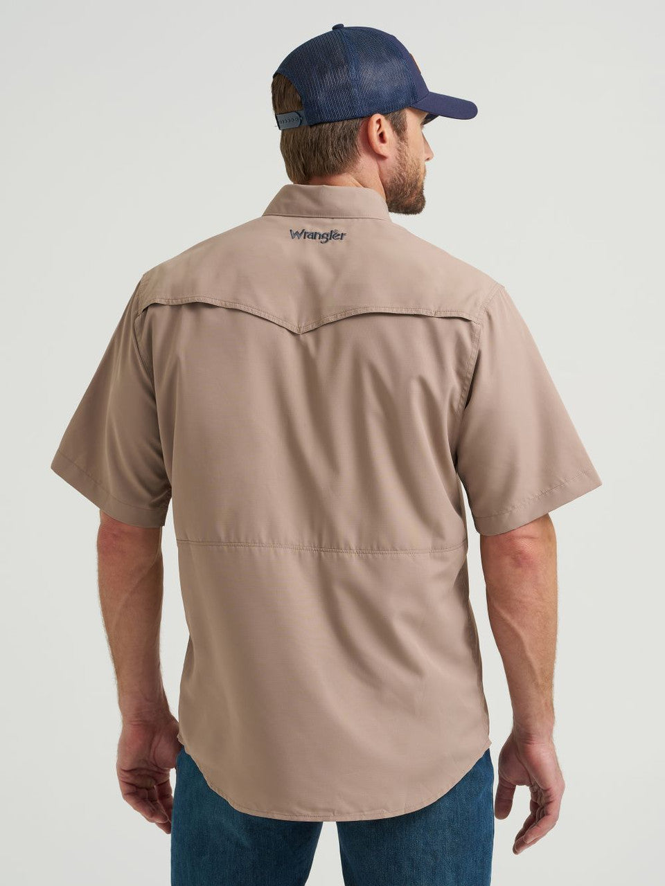 MEN'S WRANGLER SHORT SLEEVE BEIGE 112369444
